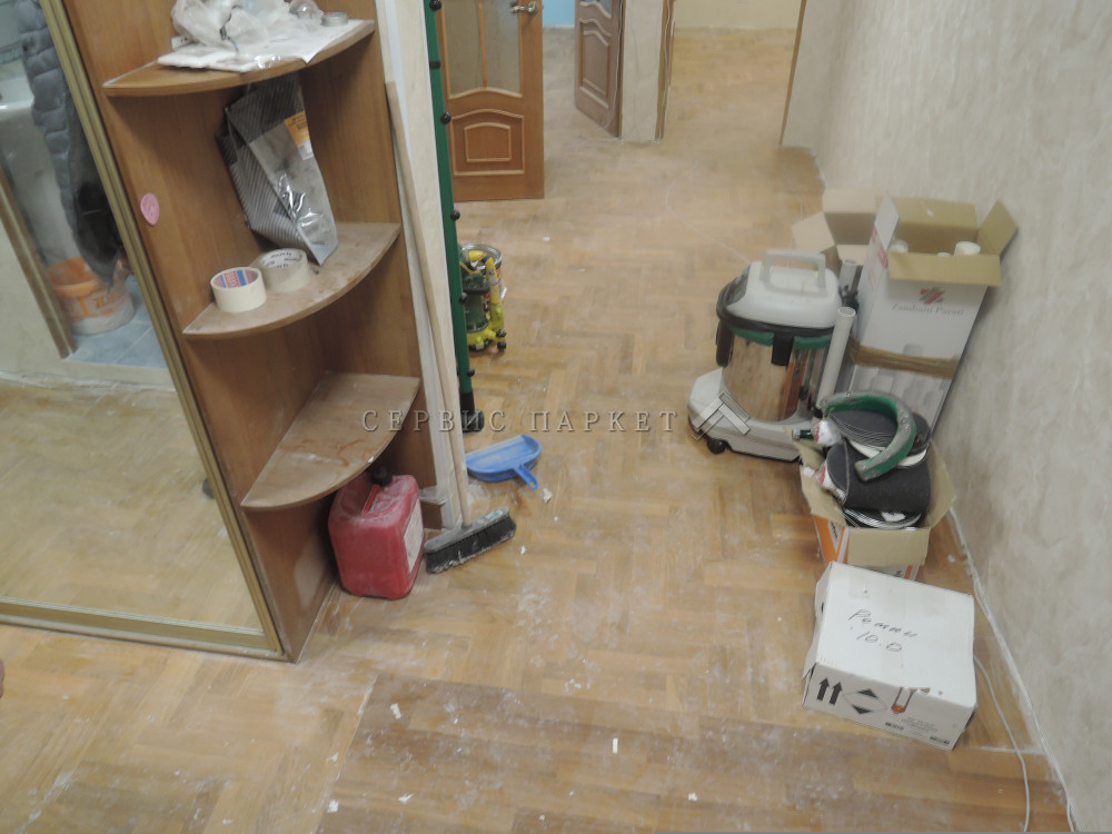 Деревянный пол до циклевки