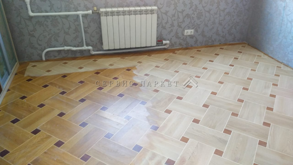 Деревянный пол до циклевки